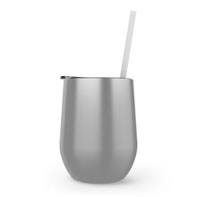Load image into Gallery viewer, 12 oz. Stainless Steel Wine Tumblers - Gloss Finish
