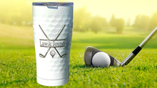 Load image into Gallery viewer, 20 oz. and 30 oz. Dimpled Golf Tumbler