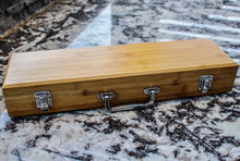 Load image into Gallery viewer, Personalized 3 Piece Bamboo BBQ Set with Case