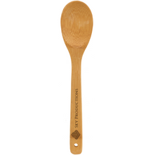 Load image into Gallery viewer, Personalized 12" Bamboo Salad Spoon
