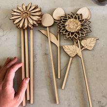 Load image into Gallery viewer, DIY Wooden Flowers