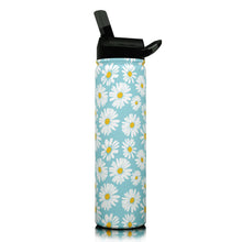 Load image into Gallery viewer, Blue Daisies - 27 oz. Stainless Water Bottle
