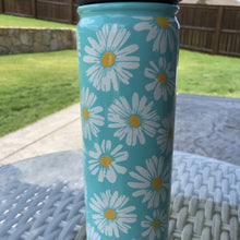 Load image into Gallery viewer, Blue Daisies - 27 oz. Stainless Water Bottle

