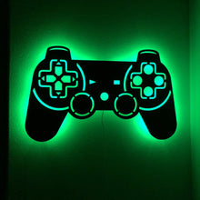 Load image into Gallery viewer, Large RGB LED REALM Game Controller Sign with Sound Sync and Remote
