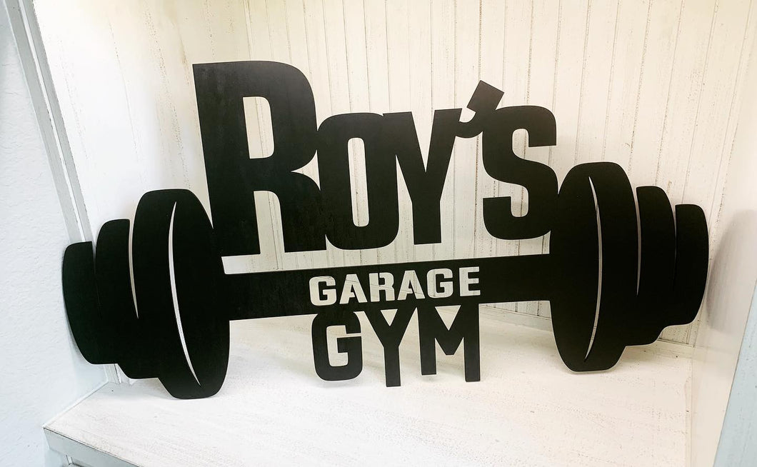 Garage Gym Sign